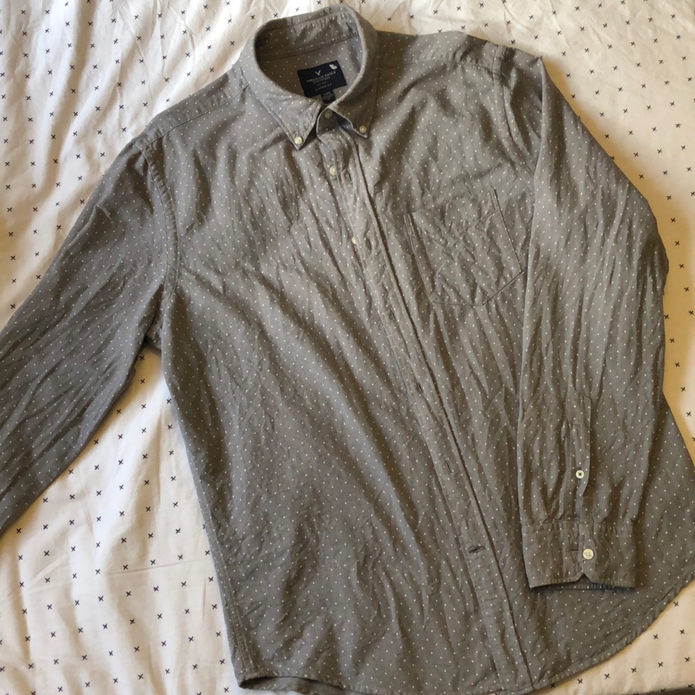 AE Mens L button up